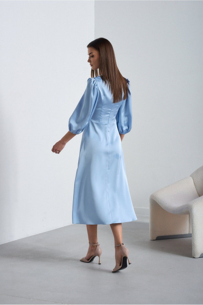 Платье Lady Line 5226 голубой - фото 6