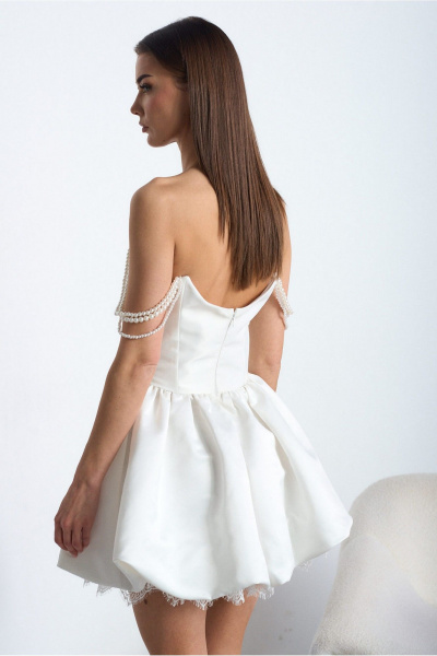 Платье Lady Line 4826 молочный - фото 7