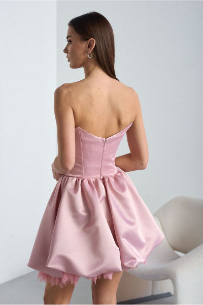 Платье Lady Line 4826 розовый - фото 11