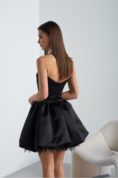 Платье Lady Line 4826 черный - фото 11