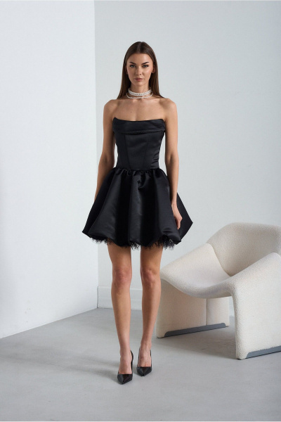 Платье Lady Line 4826 черный - фото 1