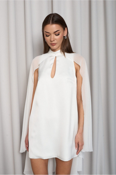 Платье Lady Line 4326 молочный - фото 8