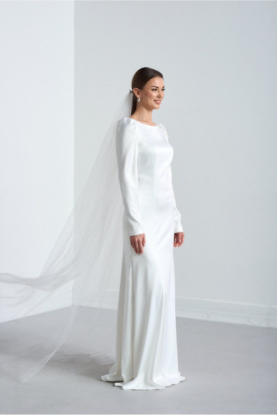 Платье Lady Line 4226 молочный - фото 13