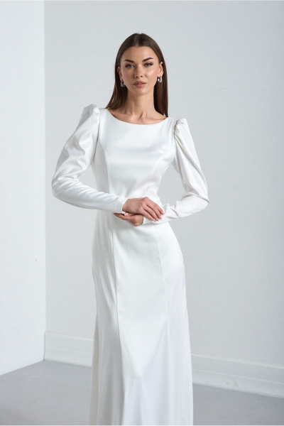 Платье Lady Line 4226 молочный - фото 12