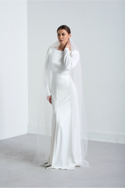 Платье Lady Line 4226 молочный - фото 11