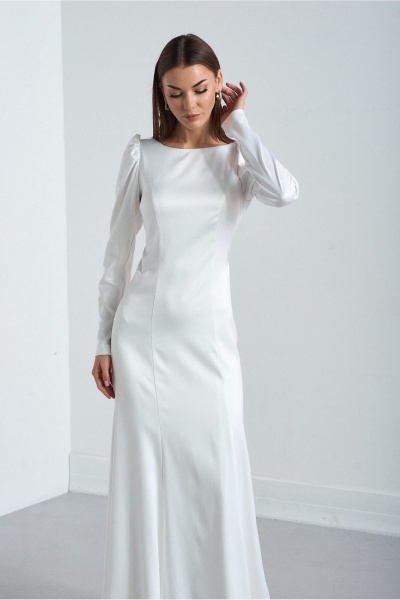 Платье Lady Line 4226 молочный - фото 10