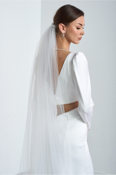 Платье Lady Line 4226 молочный - фото 7