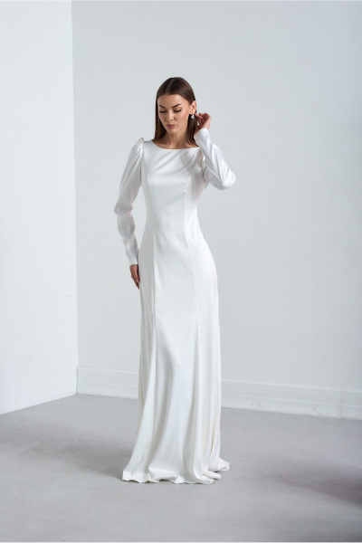 Платье Lady Line 4226 молочный - фото 2