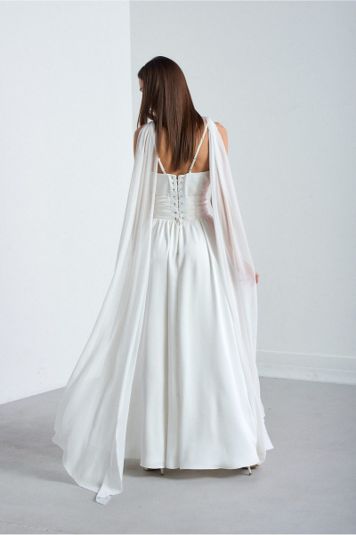 Платье Lady Line 4126 молочный - фото 5