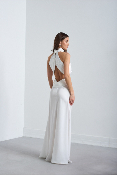 Платье Lady Line 3926 молочный - фото 13