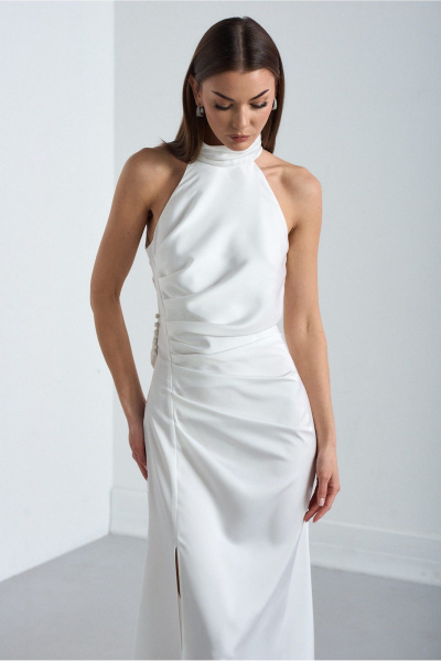 Платье Lady Line 3926 молочный - фото 11