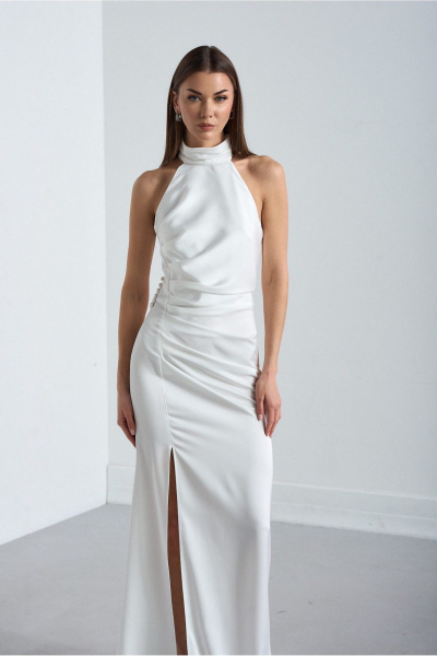 Платье Lady Line 3926 молочный - фото 10