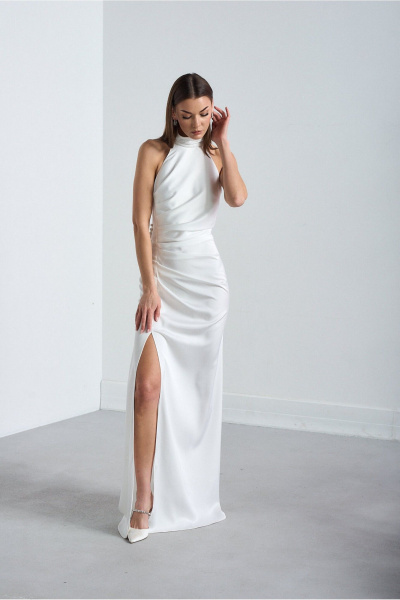 Платье Lady Line 3926 молочный - фото 7