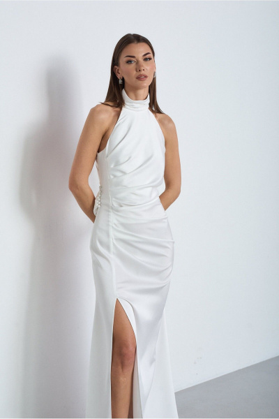 Платье Lady Line 3926 молочный - фото 5