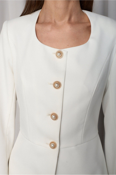 Жакет, юбка Lady Line 5126 молочный - фото 8