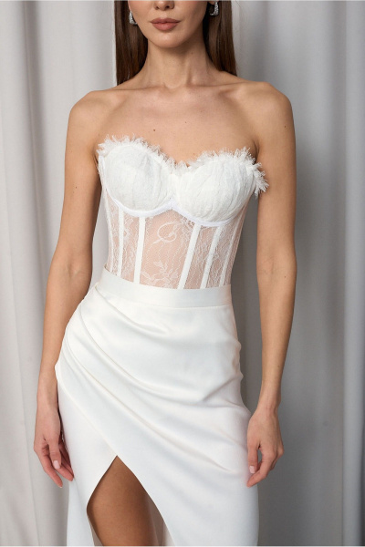 Корсет Lady Line 4726 молочный - фото 6