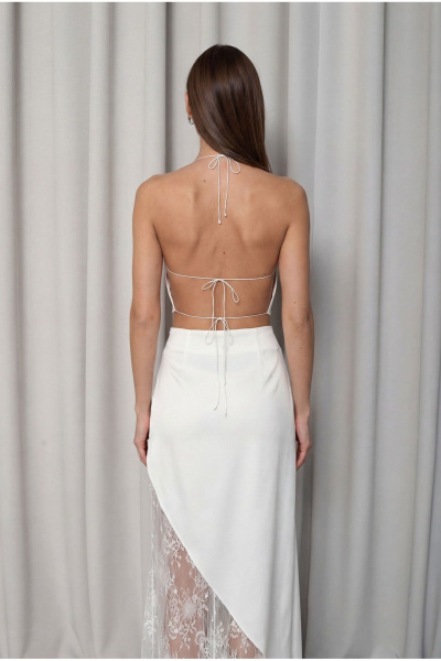 Топ, юбка Lady Line 5026 молочный - фото 7