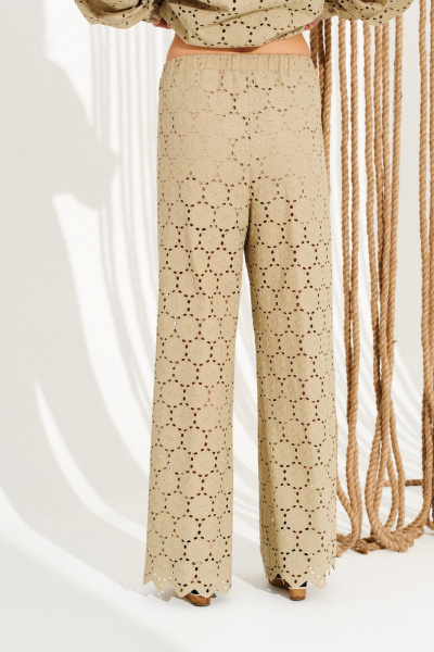 Блуза, брюки ELLETTO 15333 оливковый - фото 8