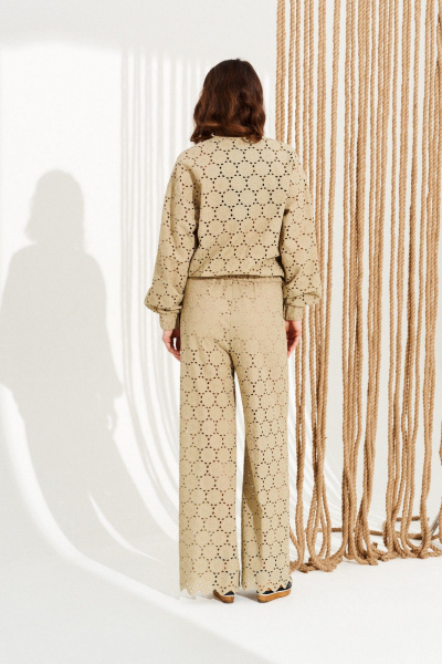 Блуза, брюки ELLETTO 15333 оливковый - фото 6