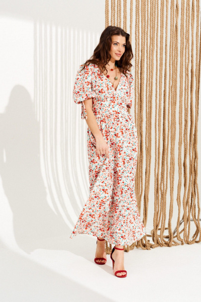 Платье ELLETTO 11132 мультиколор - фото 5