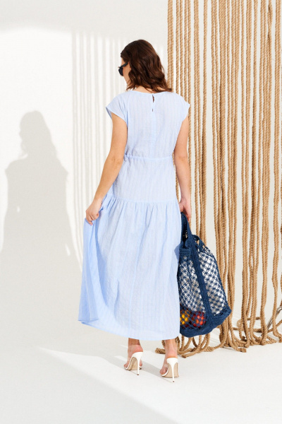 Платье ELLETTO 11134 голубой - фото 6