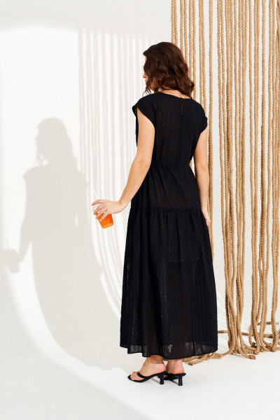 Платье ELLETTO 11134 черный - фото 6