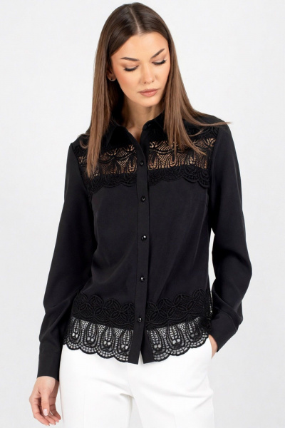 Блуза VIZAVI 747 черный - фото 7