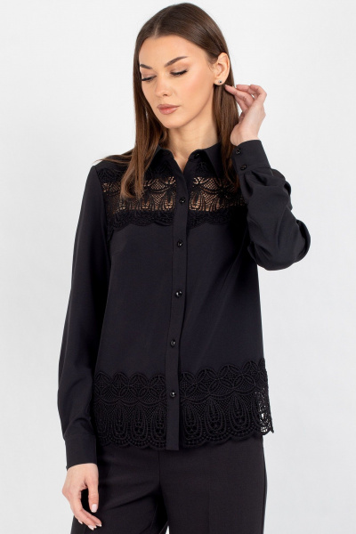 Блуза VIZAVI 747 черный - фото 5