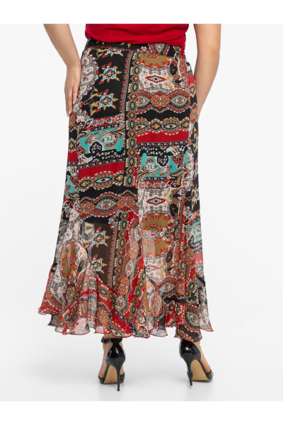 Юбка Avila 1015 бордовый - фото 7