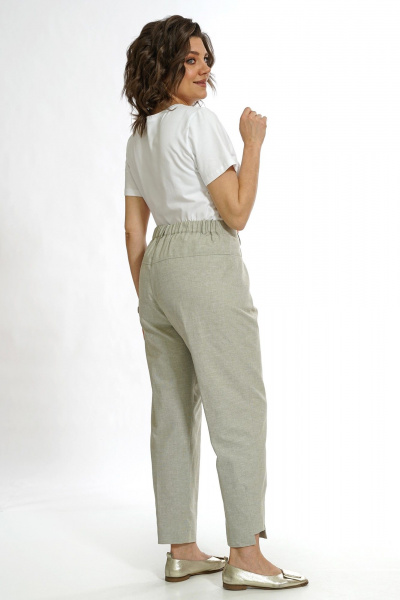 Брюки, жилет Alani Collection 2562 олива - фото 12