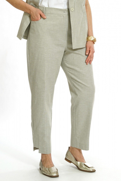 Брюки, жилет Alani Collection 2562 олива - фото 11
