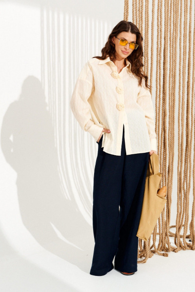 Блуза ELLETTO 13003 масло - фото 2