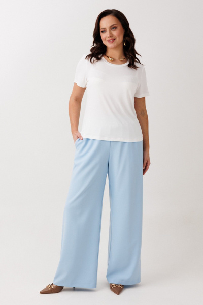 Блуза, брюки, жилет Mubliz 3365 голубой - фото 22