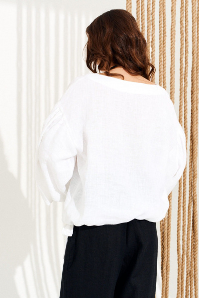 Блуза ELLETTO 13988 белый - фото 6