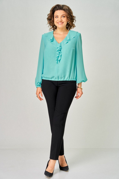 Блуза Svetlana-Style 2170 тиффани - фото 4