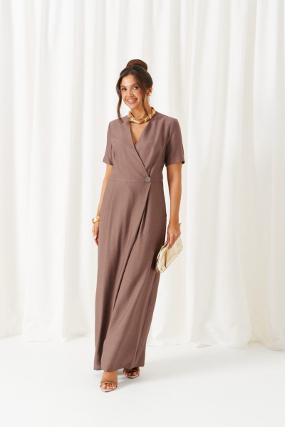 Комбинезон Beautiful&Free 6458 трюфель - фото 1