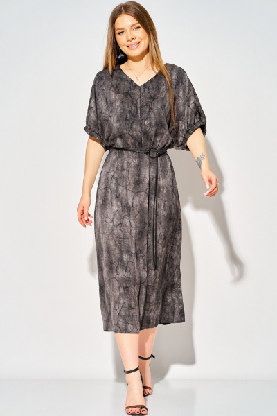 Платье Laikony L-954 графит - фото 12