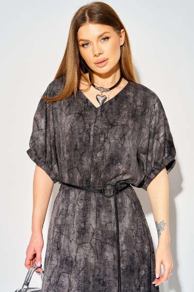 Платье Laikony L-954 графит - фото 9