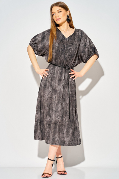 Платье Laikony L-954 графит - фото 8