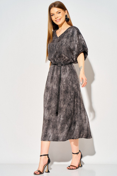 Платье Laikony L-954 графит - фото 7