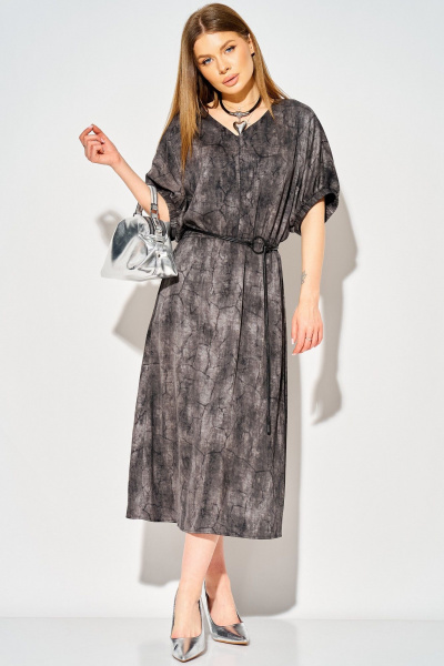 Платье Laikony L-954 графит - фото 6
