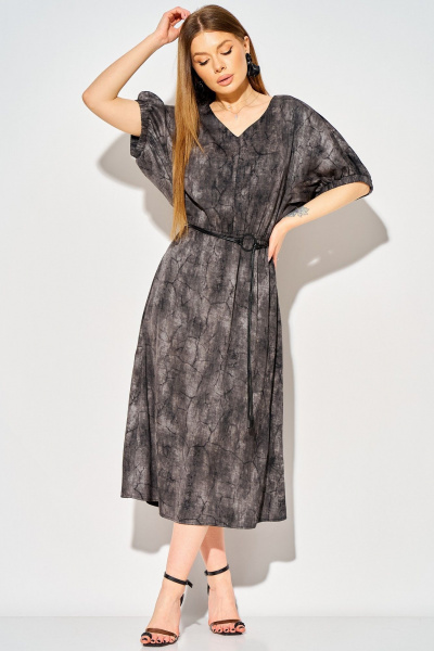 Платье Laikony L-954 графит - фото 2