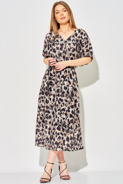 Платье Laikony L-954 пестрый - фото 3