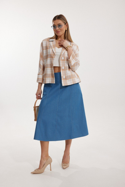 Жакет, юбка Kaloris 2309 - фото 7