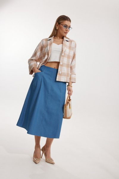 Жакет, юбка Kaloris 2309 - фото 5