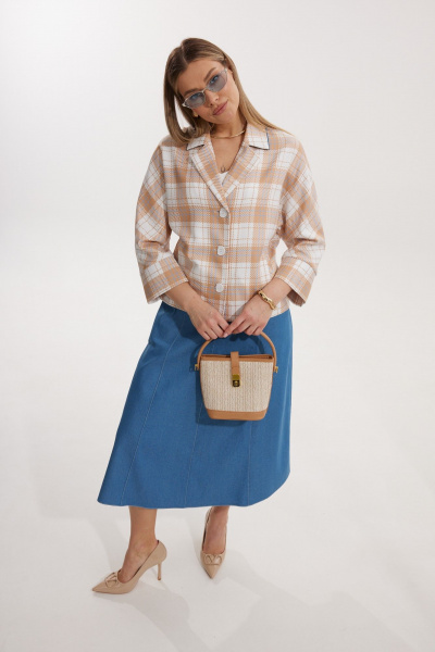 Жакет, юбка Kaloris 2309 - фото 3