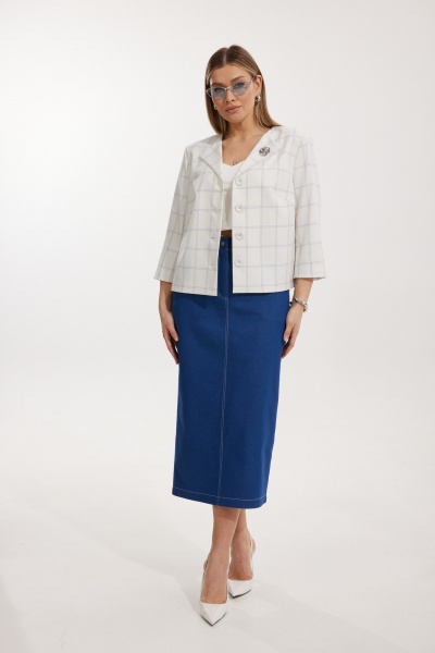 Жакет, юбка Kaloris 2306 - фото 7