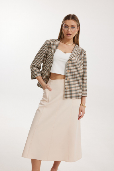 Жакет, юбка Kaloris 2303 - фото 5