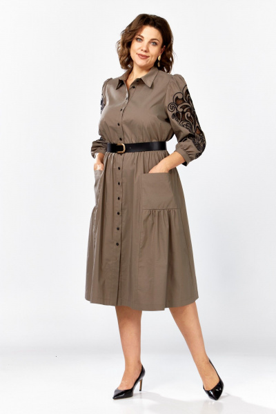 Платье Rishelie 996.5 капучино - фото 1