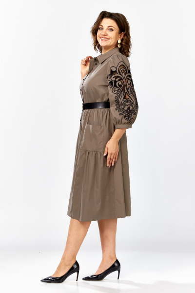 Платье Rishelie 996.5 капучино - фото 6